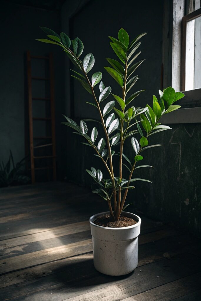 18 Incredible Plants You Can Grow in Your Apartment - 4. ZZ Plant (Zamioculcas zamiifolia)