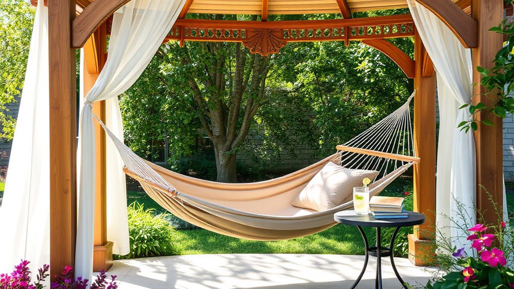 all weather hammock gazebo retreat