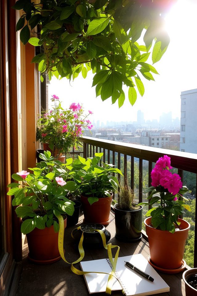 assess sunlight and space