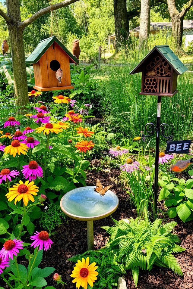 attracting local wildlife species