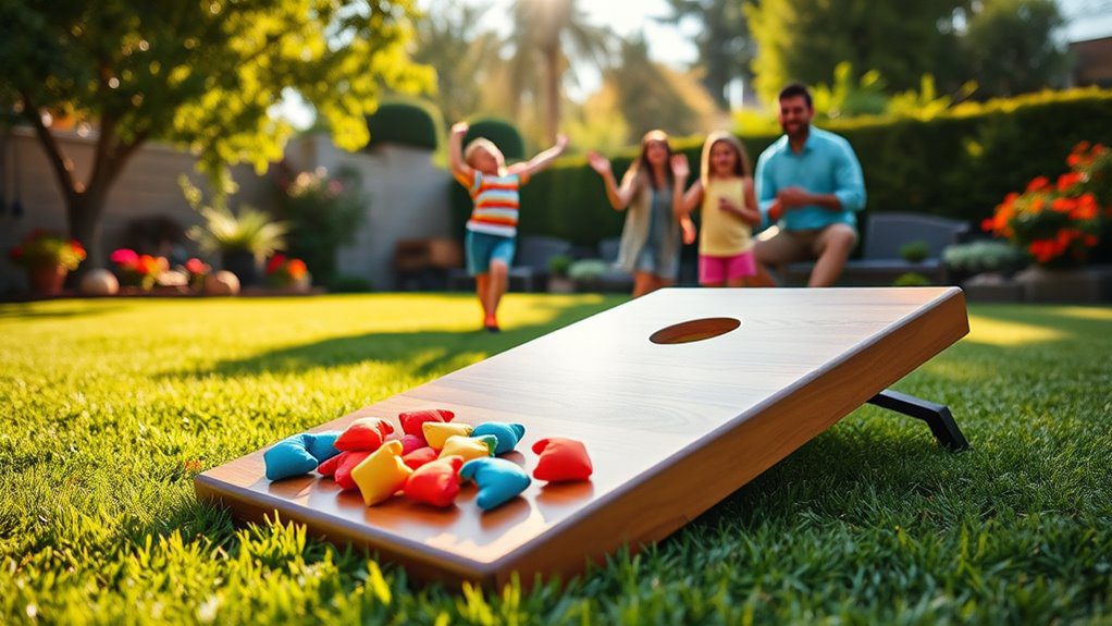 backyard bean bag toss