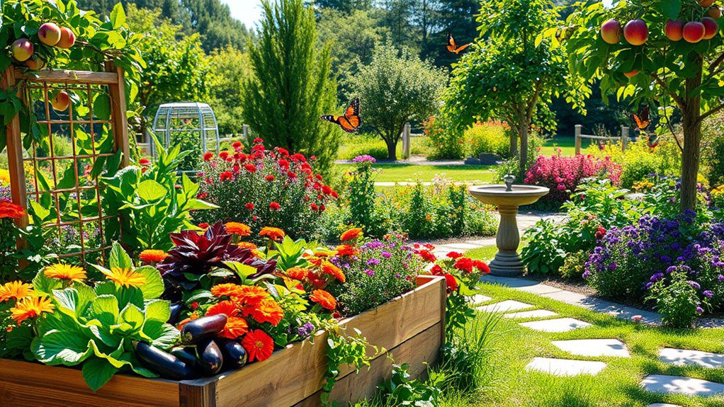 beautiful and productive gardens