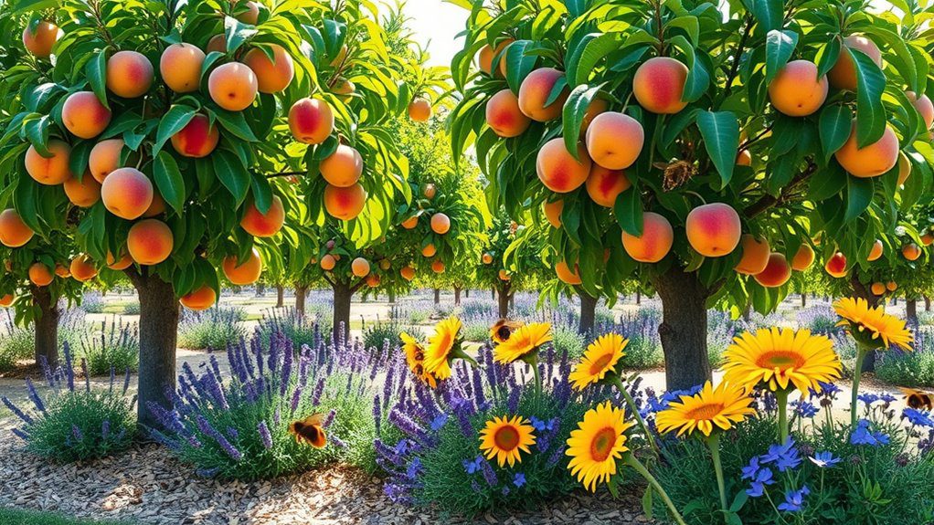 bee friendly flowers enhance pollination