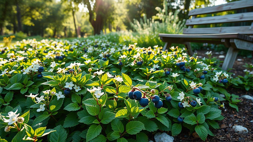 blueberries as functional ground cover