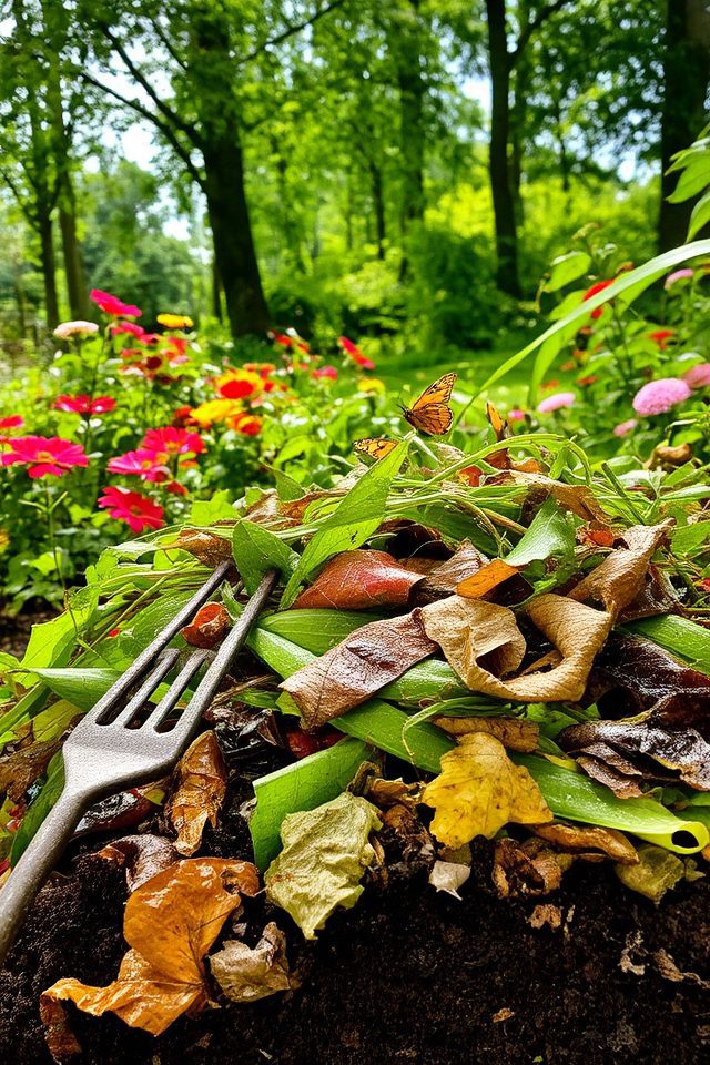 build balanced compost pile