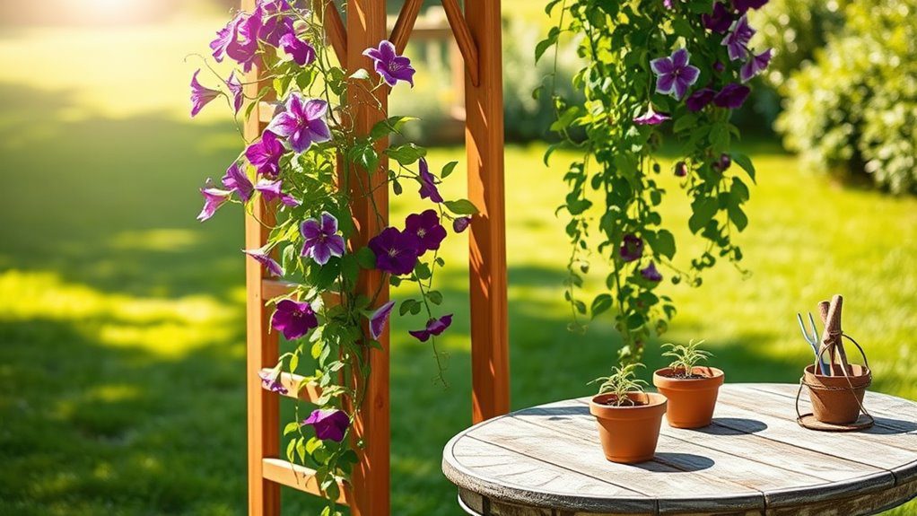 build vertical plant support