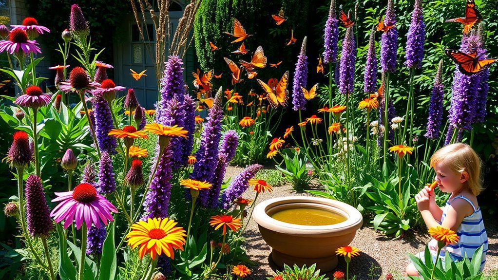 butterfly friendly garden creation