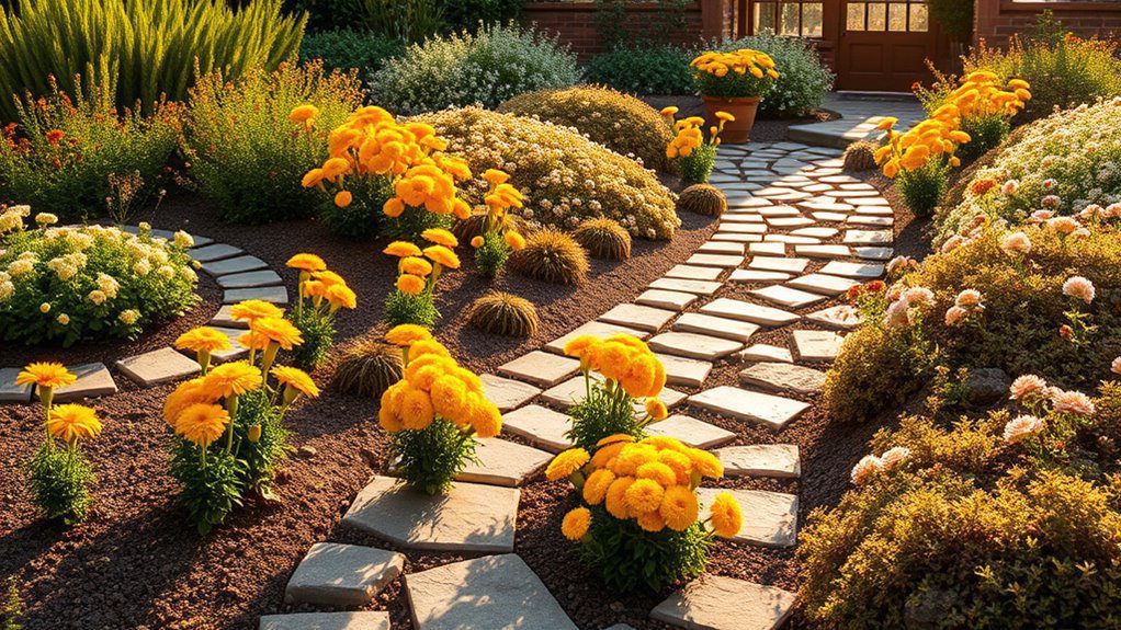 caramel inspired garden serenity