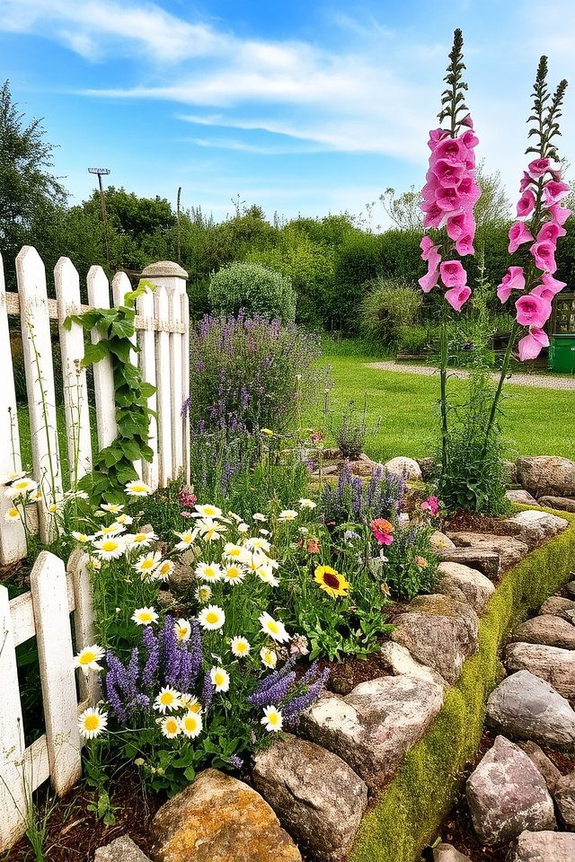 charming garden border design