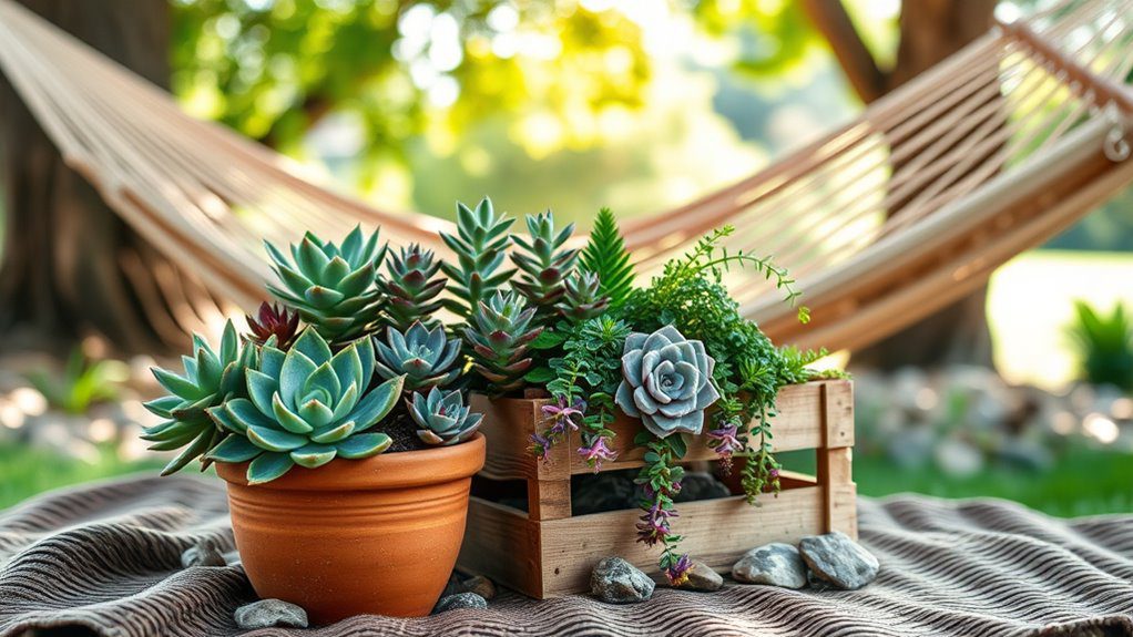 charming low maintenance succulent garden