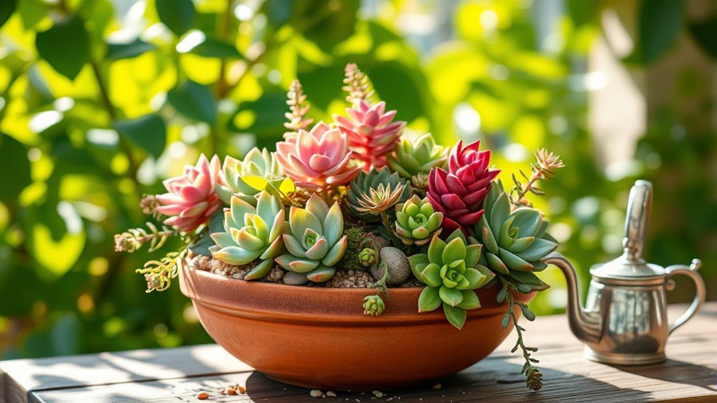 charming low maintenance succulent gift