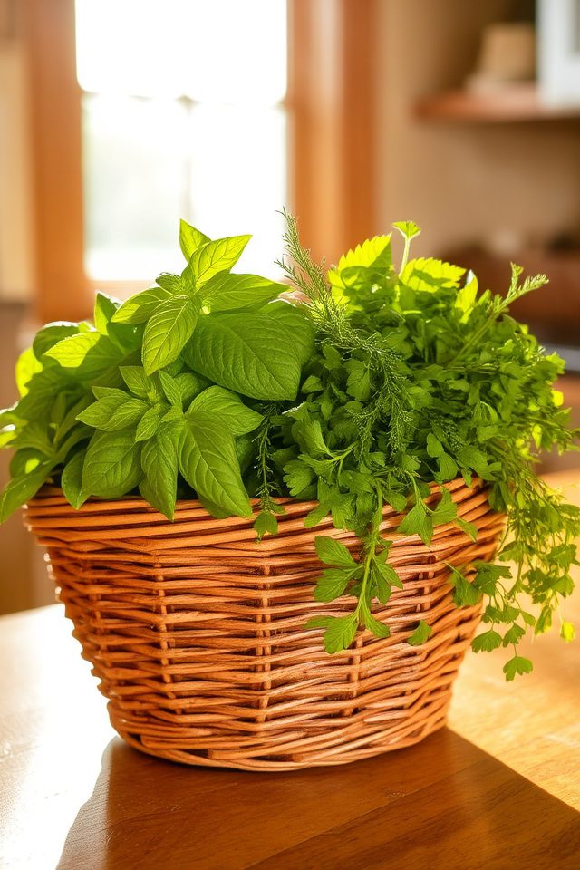 charming mobile herb garden