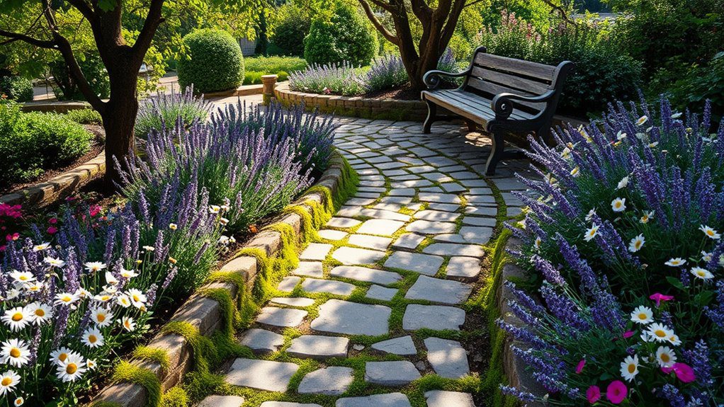 charming natural garden pathways