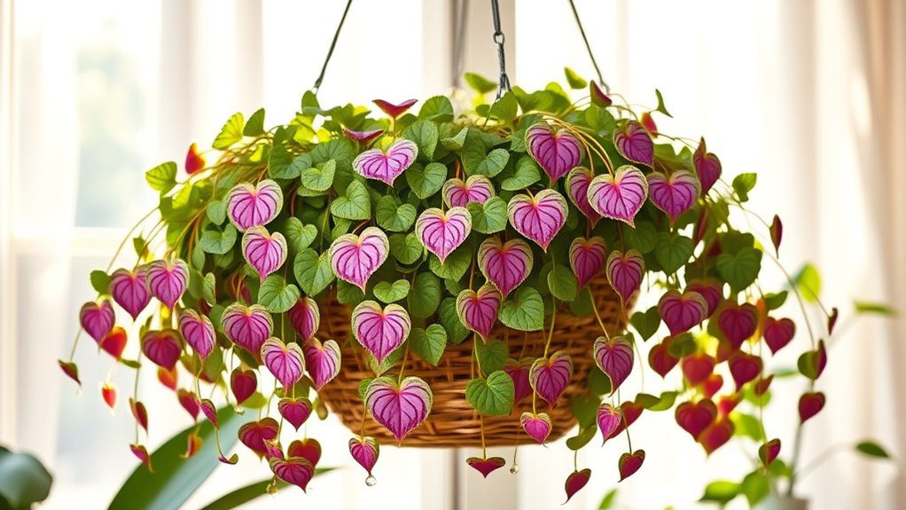 charming trailing heart leaved plant