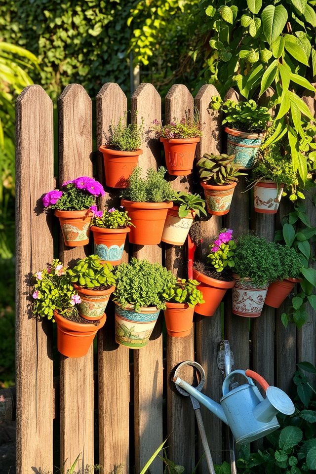 charming vertical garden decor