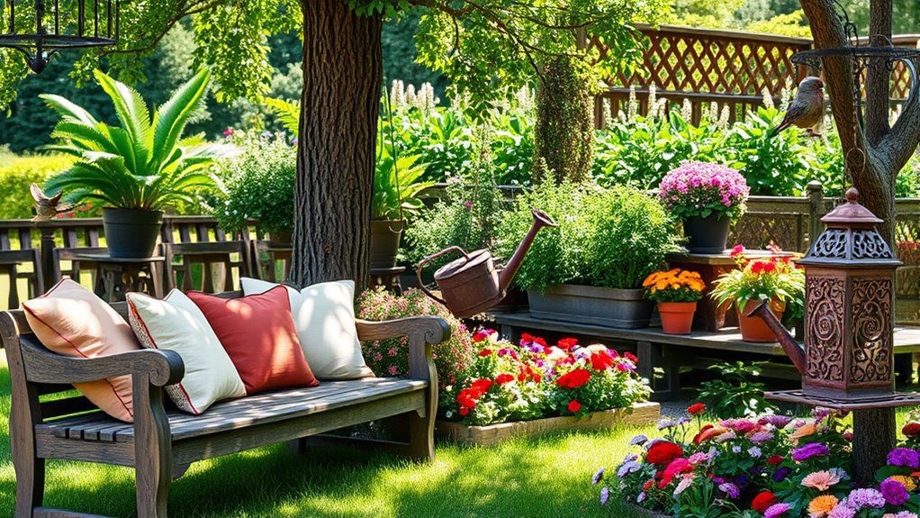charming vintage garden accessories