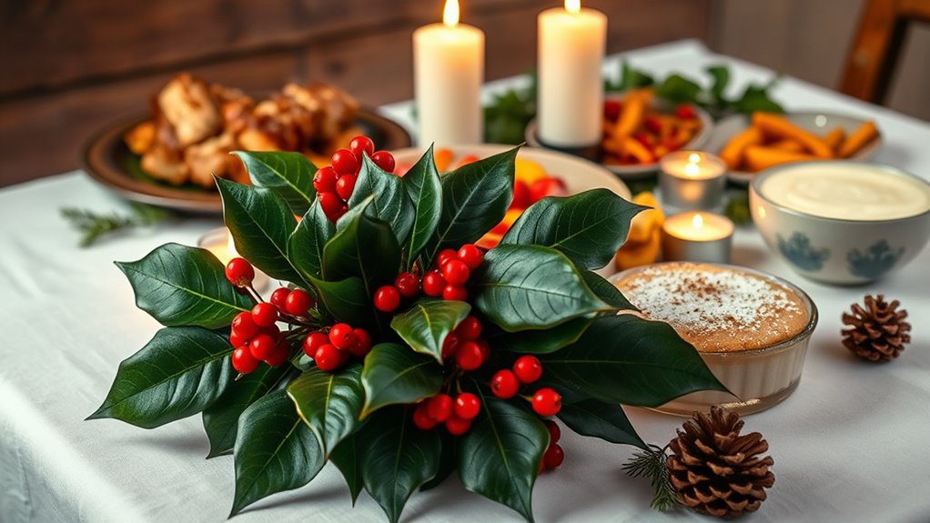 classic shrub with berries