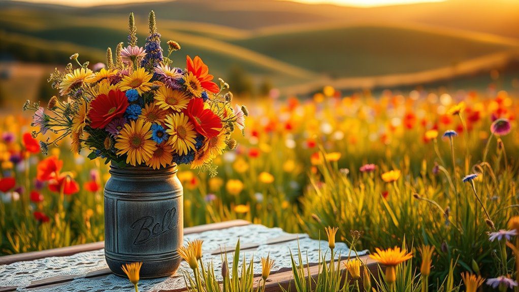 colorful blooms celebrating friendship