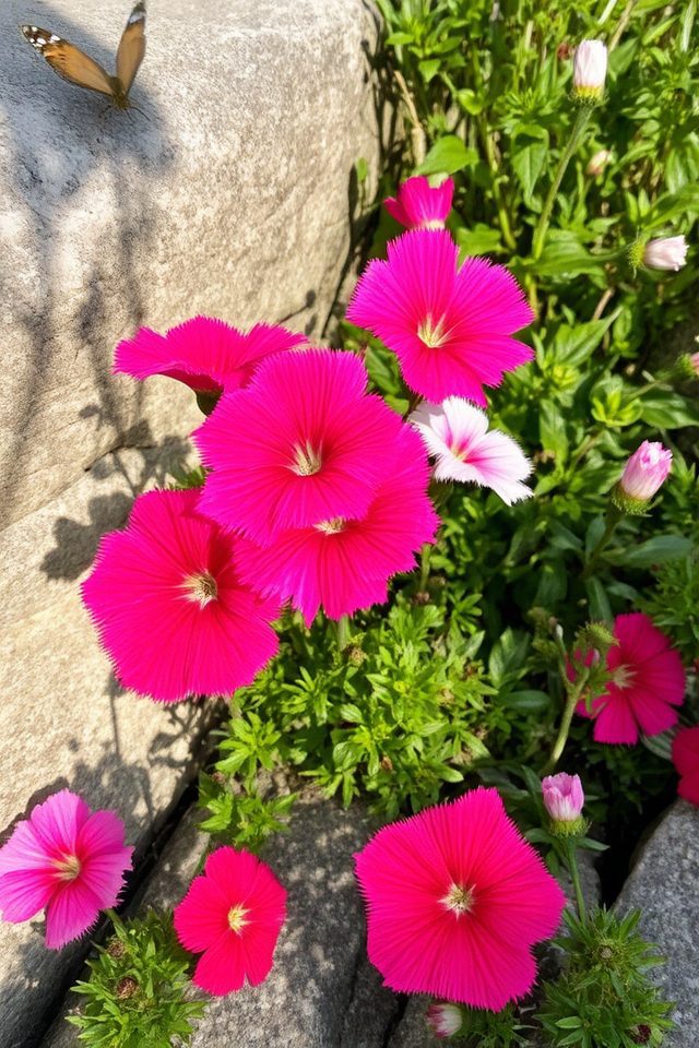 colorful fragrant rock garden flowers