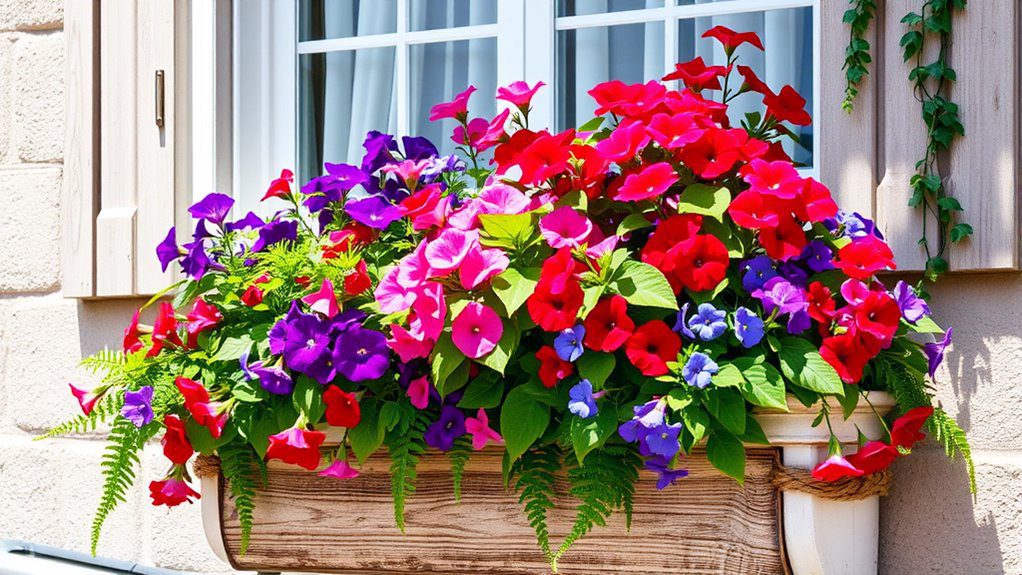 colorful friendship window boxes