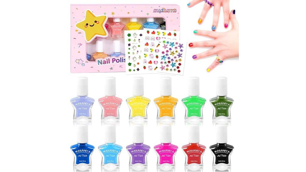 colorful kids nail polish