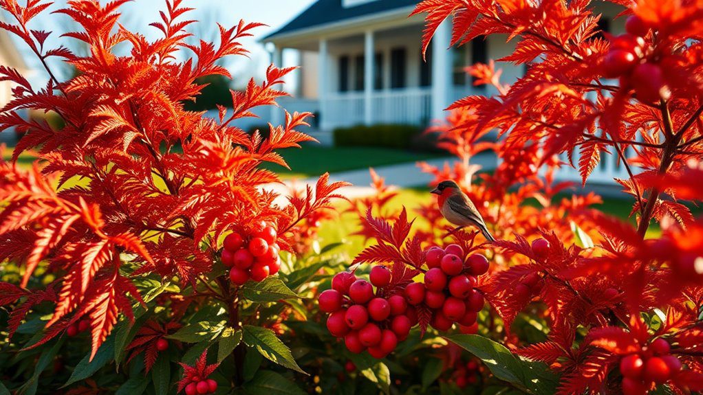 colorful low maintenance landscape shrub