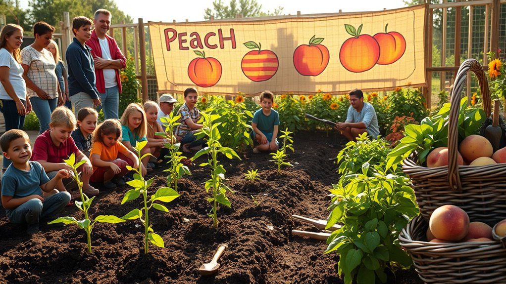 community peach garden initiative