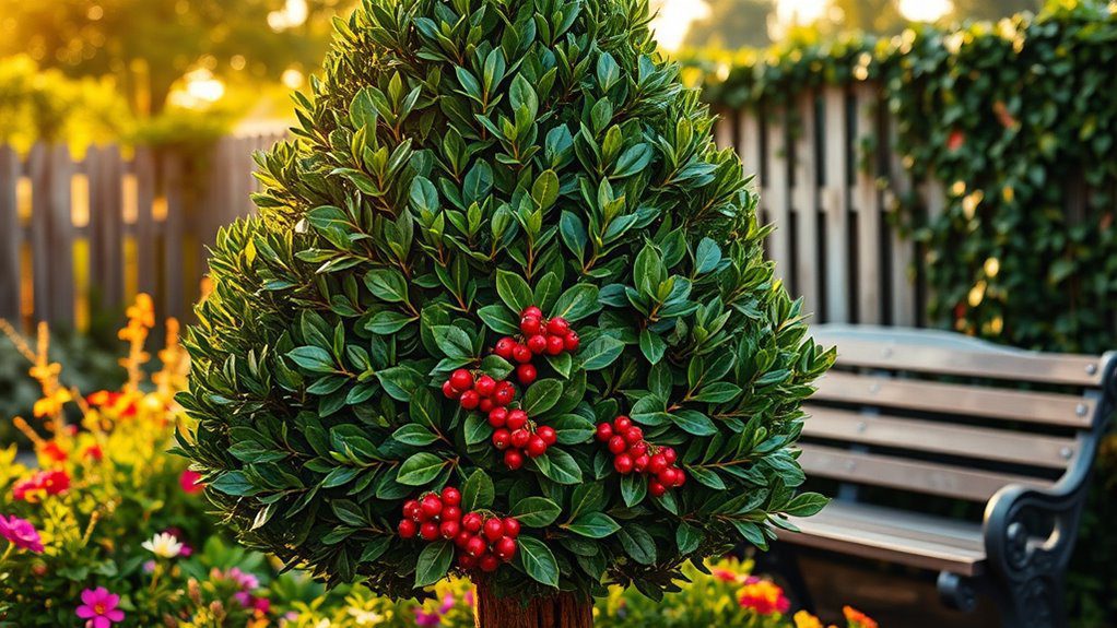 compact and attractive evergreen
