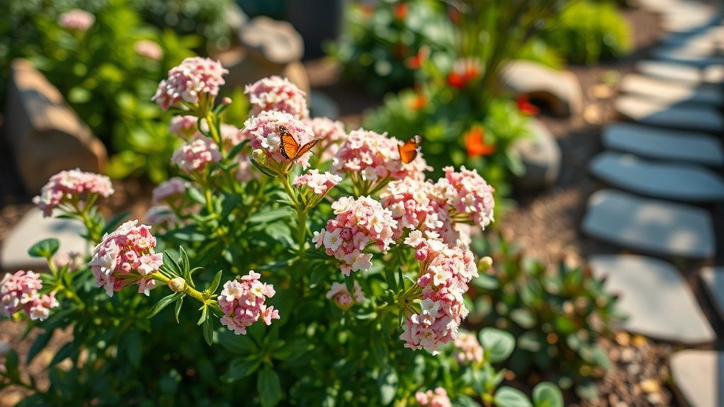 compact vibrant flowering shrub