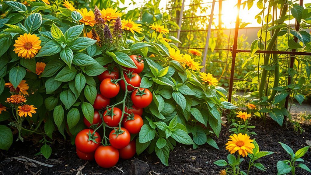 companion planting enhances growth