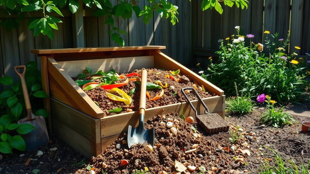 compost kitchen scraps efficiently