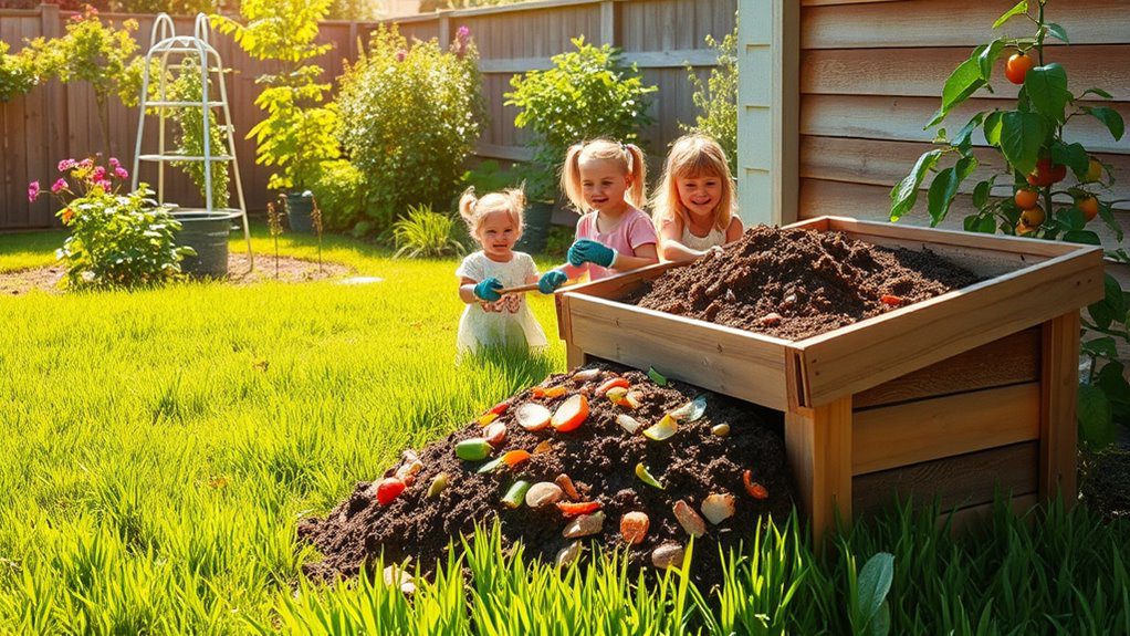 composting station for sustainability
