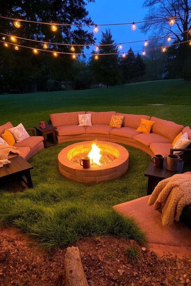 cozy fire pit gatherings
