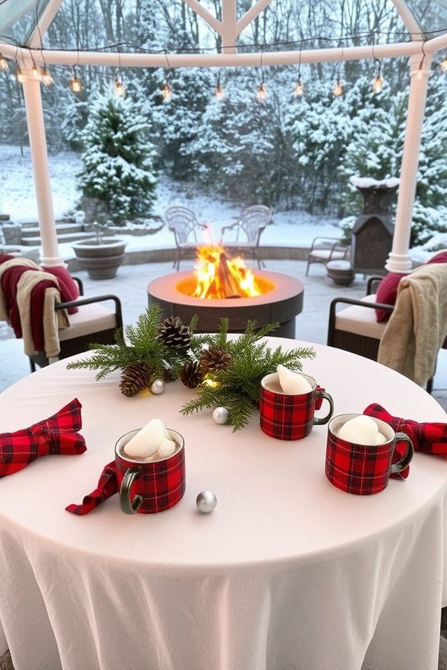 cozy winter garden celebration