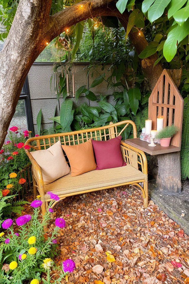 create serene meditation nook