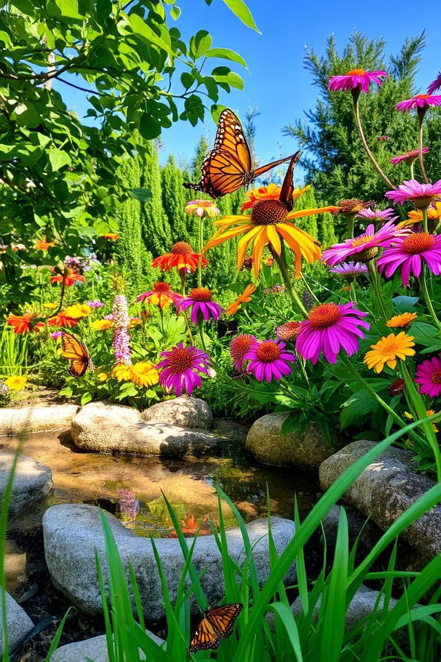 create vibrant butterfly habitat