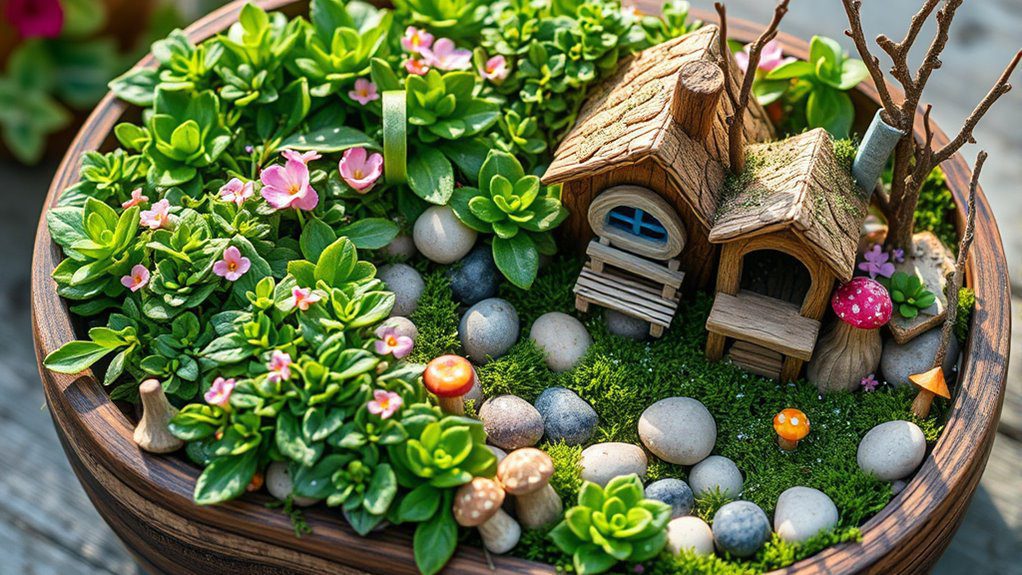create whimsical fairy garden