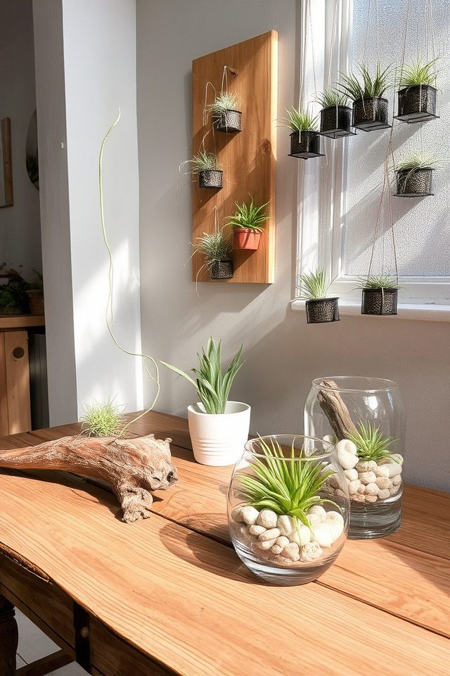 creative air plant displays