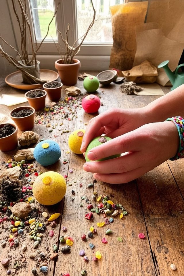 creative biodegradable seed bombs