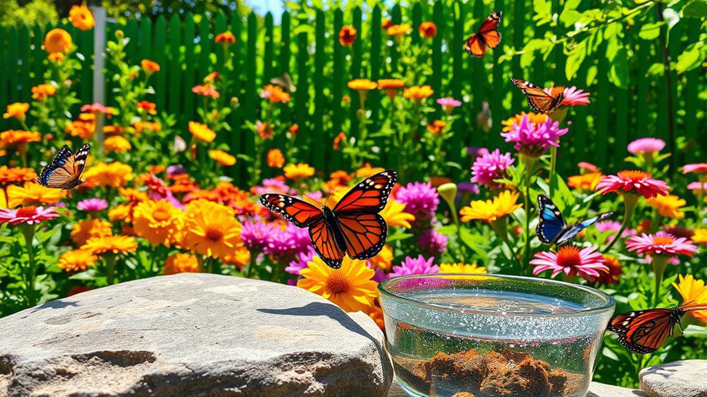creative butterfly garden project