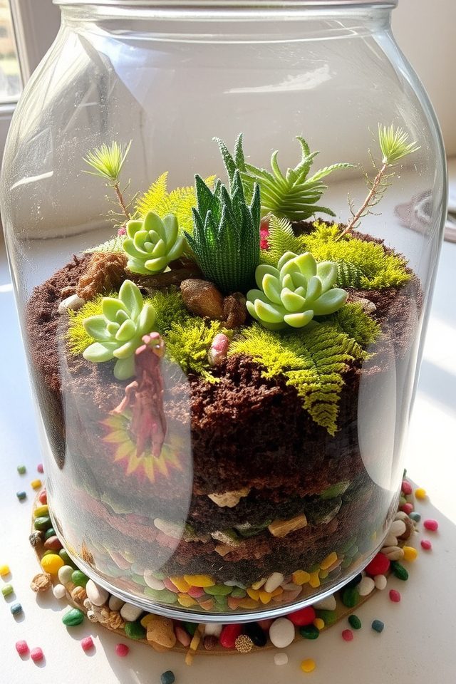 creative classroom terrarium crafting