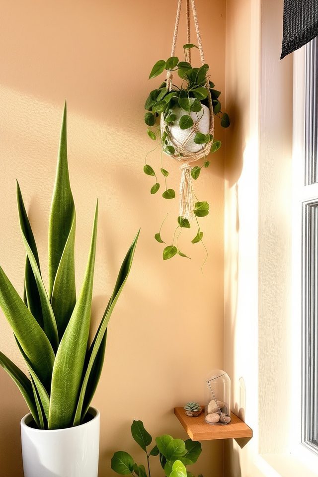 creative corner plant displays