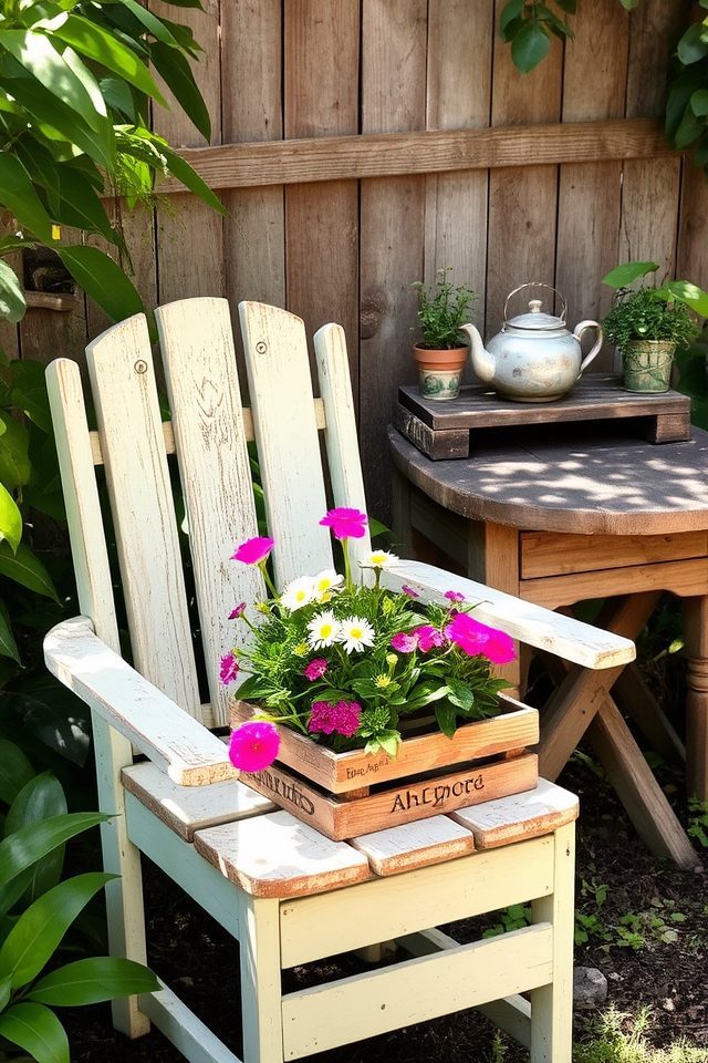 creative garden furniture repurposing