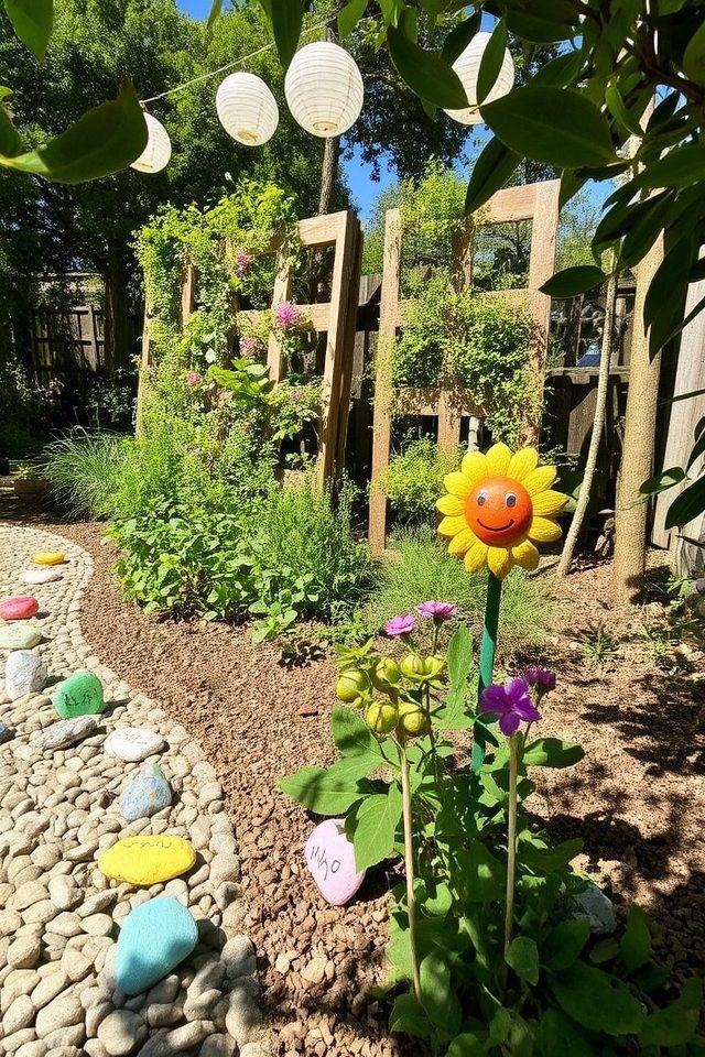 creative outdoor art ideas