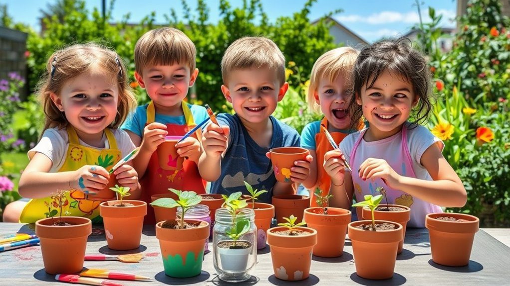 creative plant pot markers