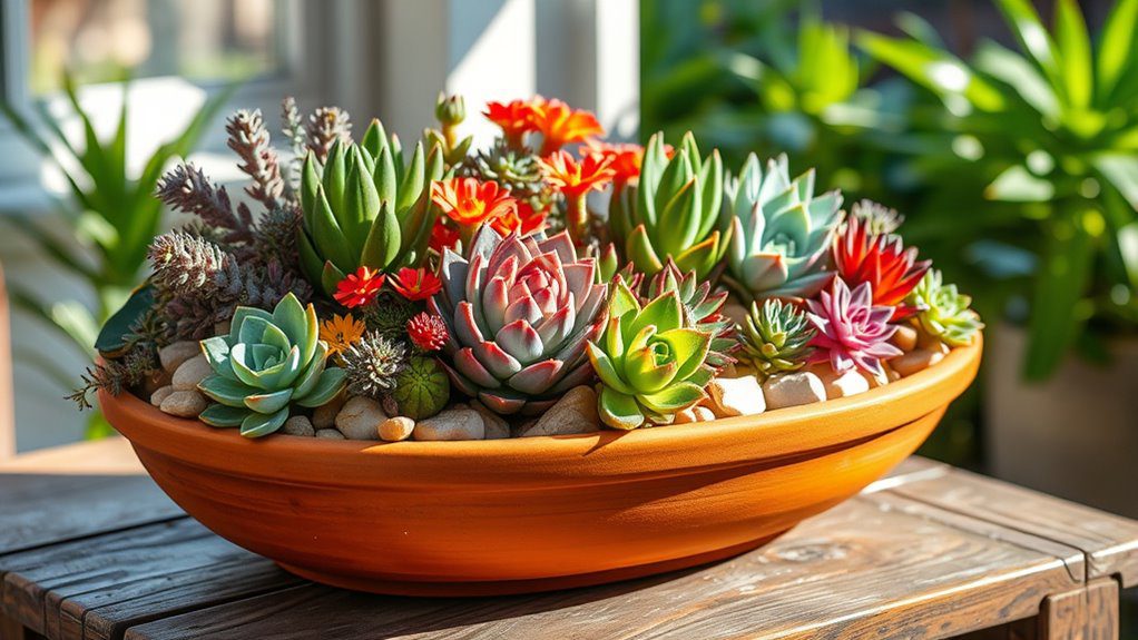 creative succulent planter arrangements