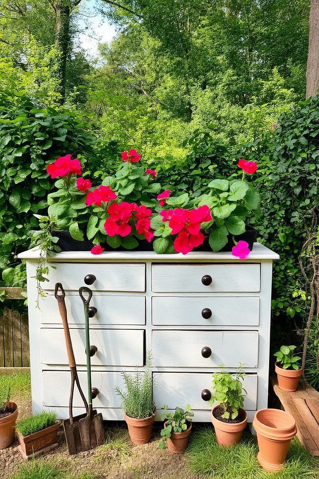 creative sustainable garden planters