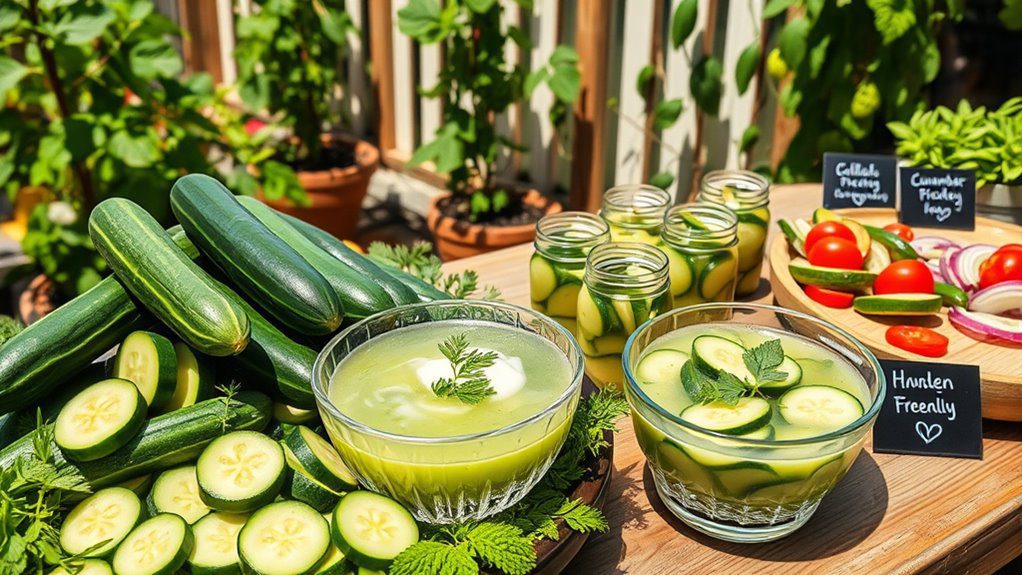 cucumber themed summer experience