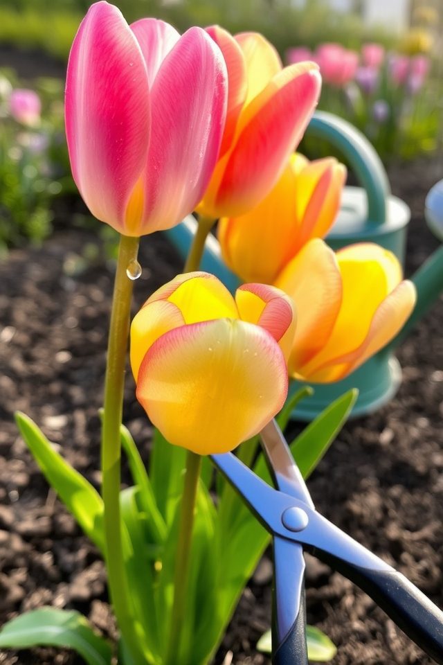 cut tulips cool times
