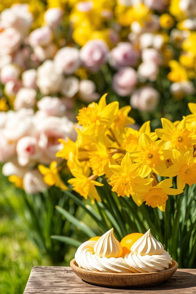 daffodils brighten spring gardens